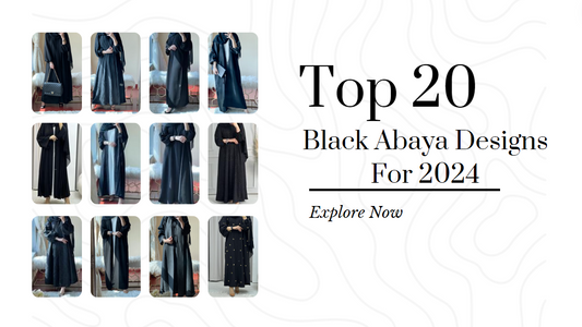 Top 20 Black Abaya Designs for 2024