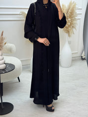C 1058 Black Abaya