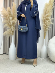 C Blue Ramadan Eid Abaya