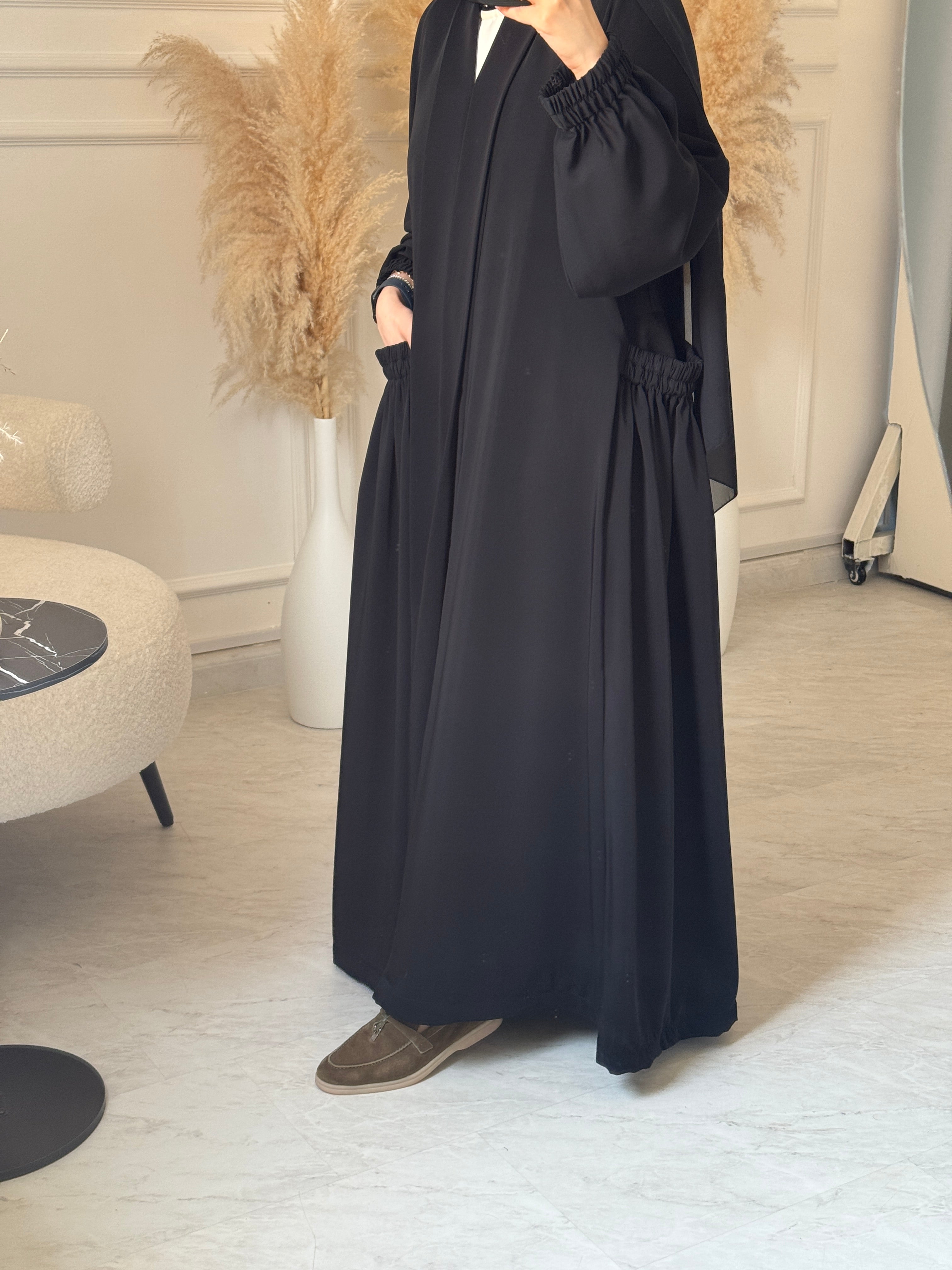C 01-03 Black Umrah Abaya