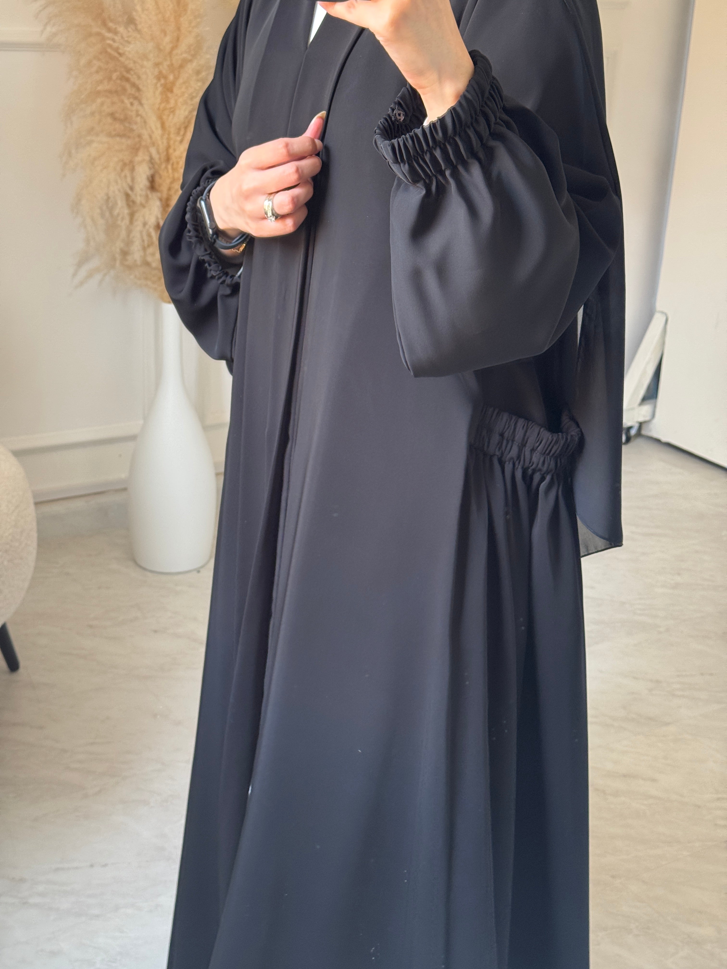 C 01-03 Black Umrah Abaya