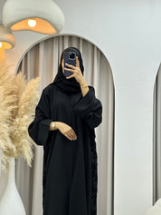C 0483 Black Work Abaya