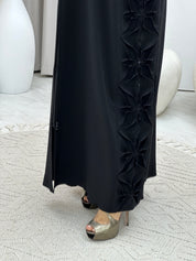 C 0483 Black Work Abaya
