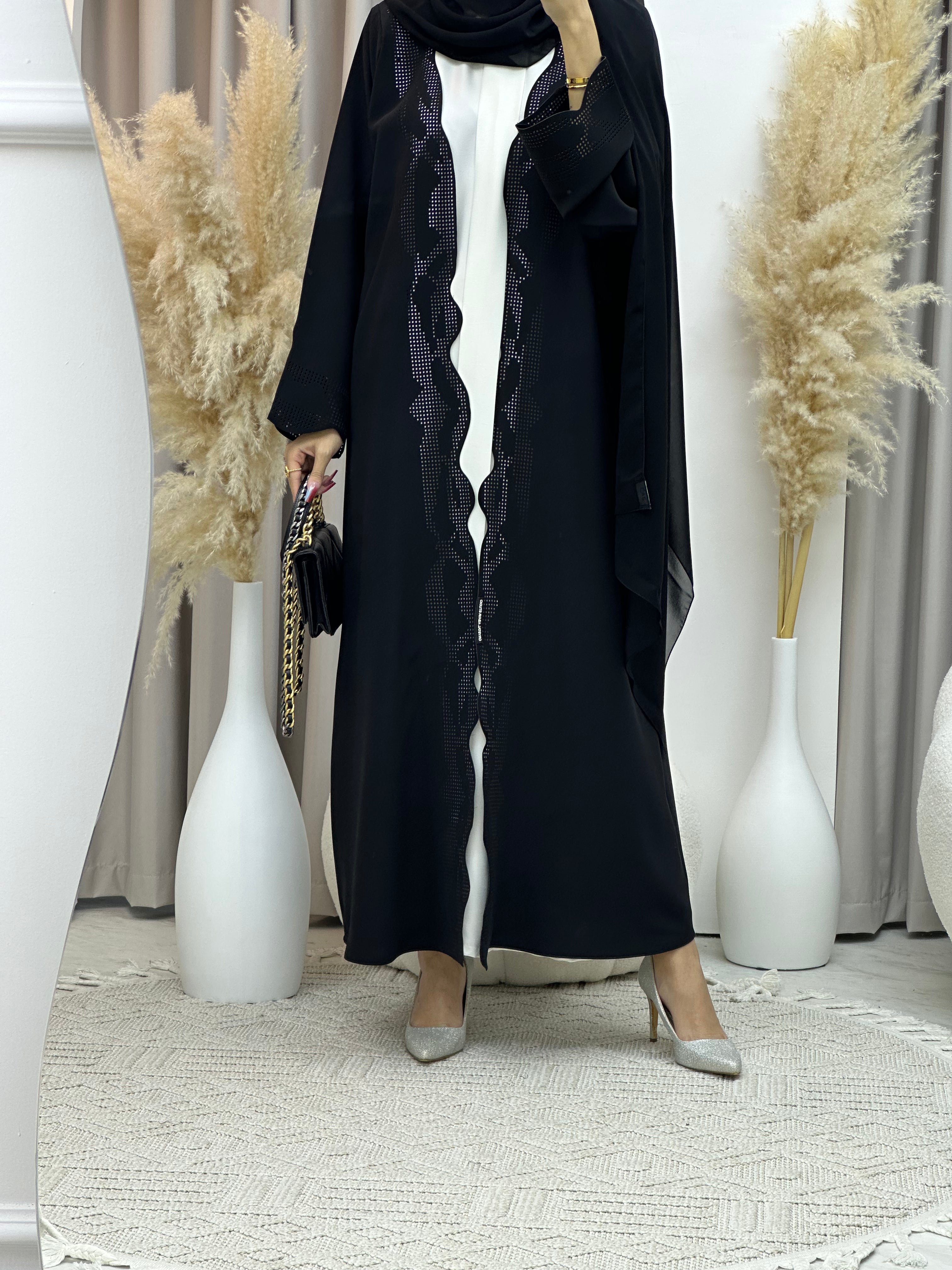 C Ramadan Black Eid Abaya 74