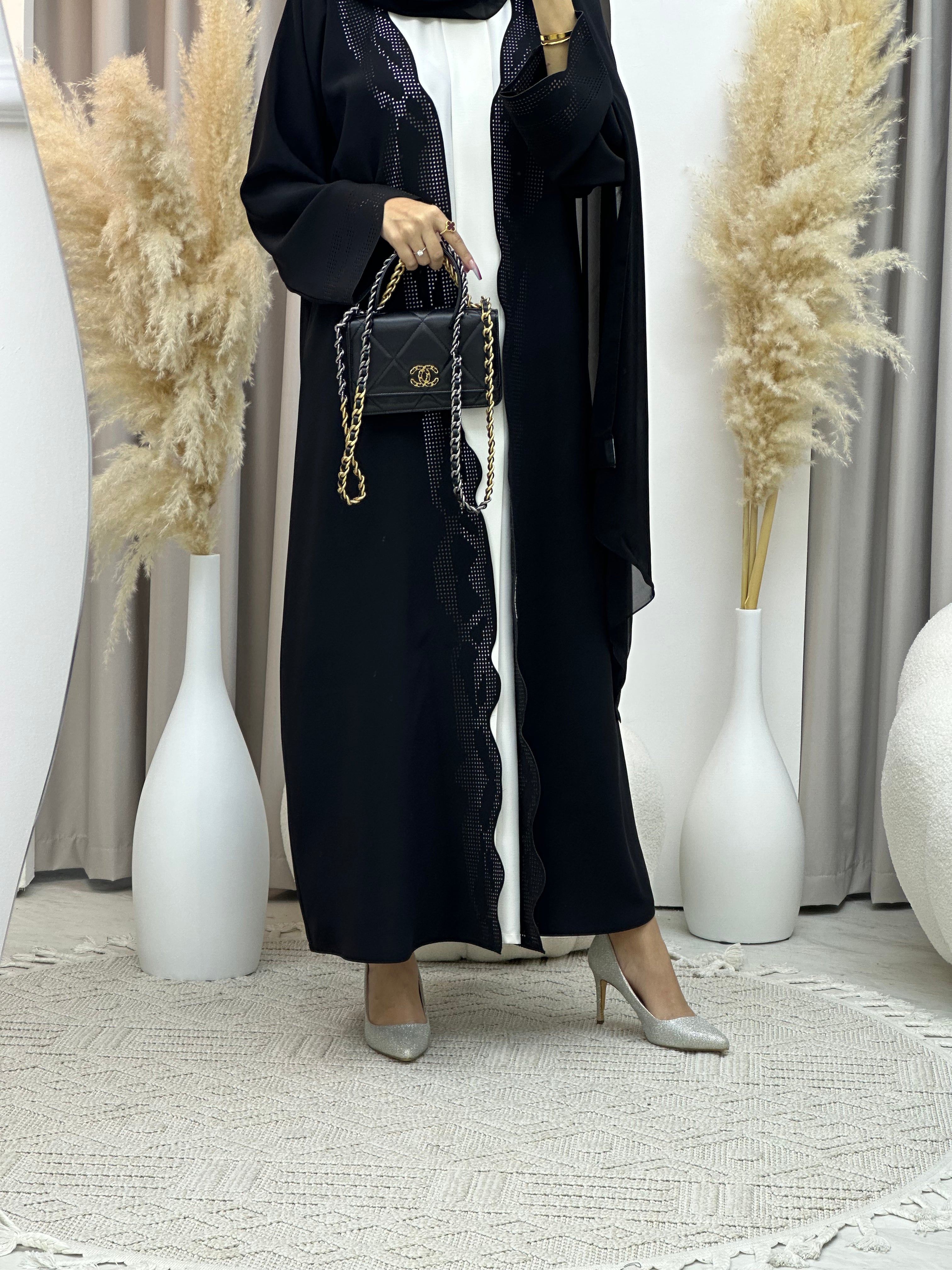C Ramadan Black Eid Abaya 74