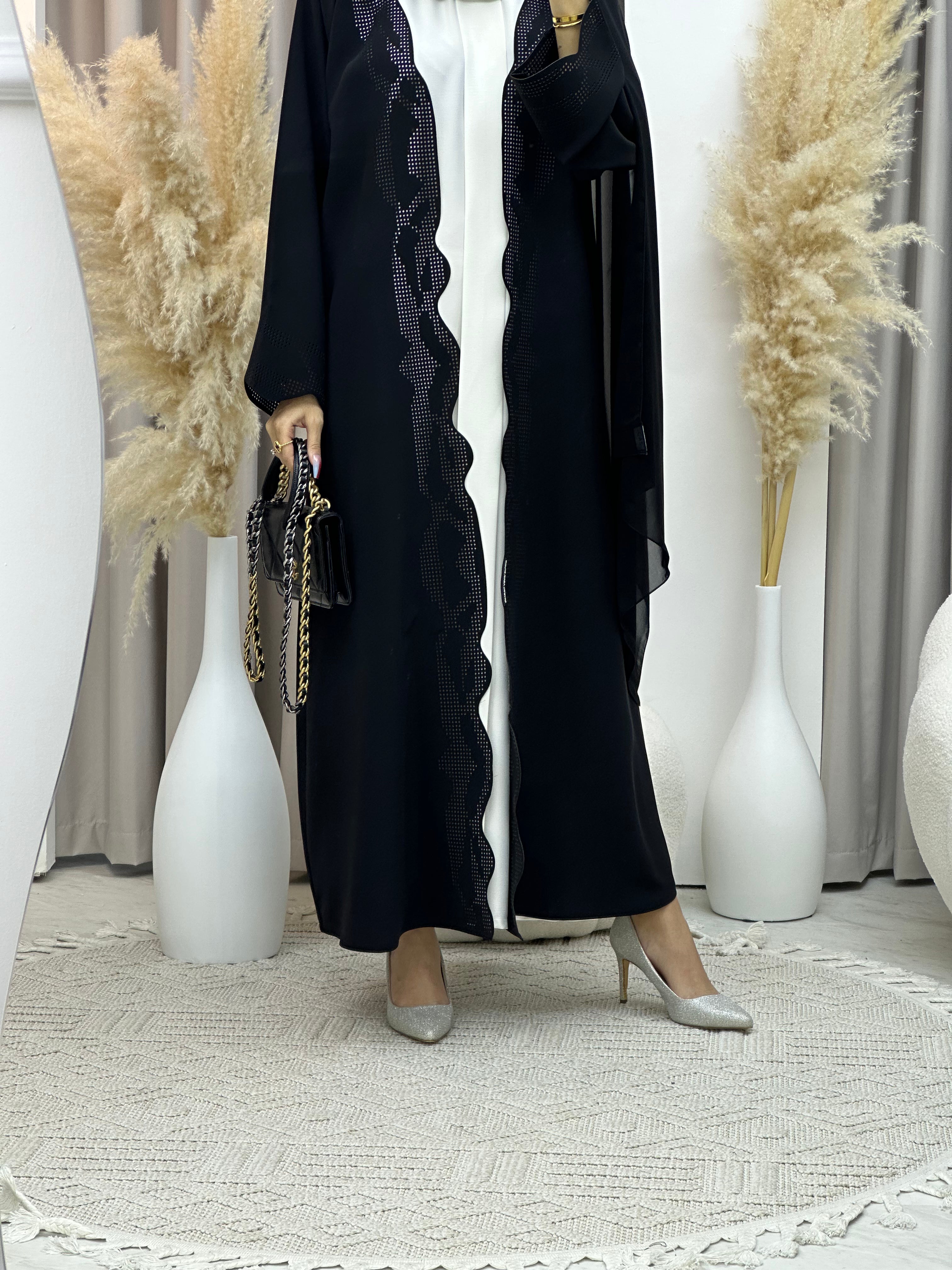 C Ramadan Black Eid Abaya 74