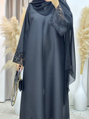 C Ramadan Black Eid Abaya 75