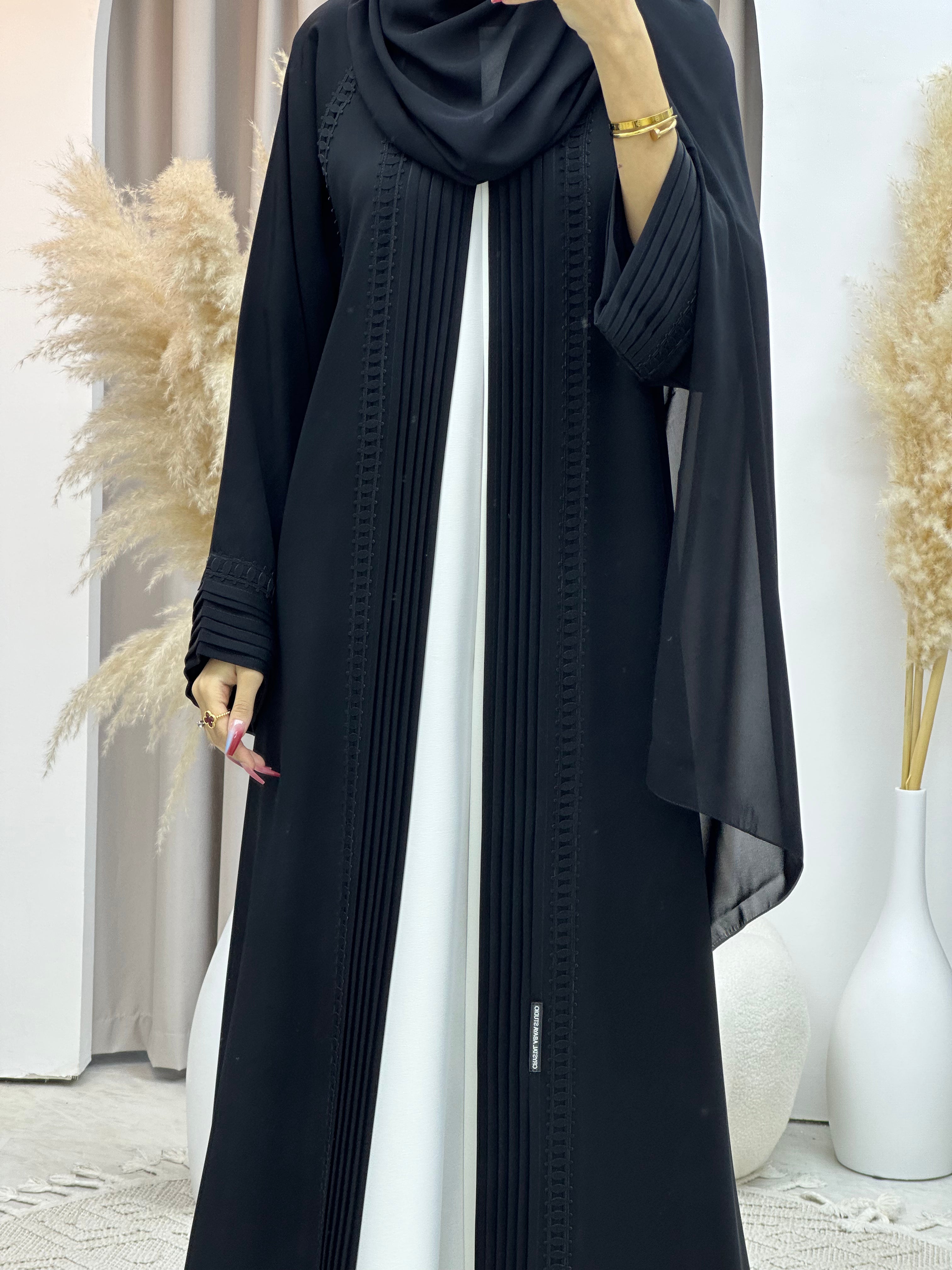 C Ramadan Black Eid Abaya 76