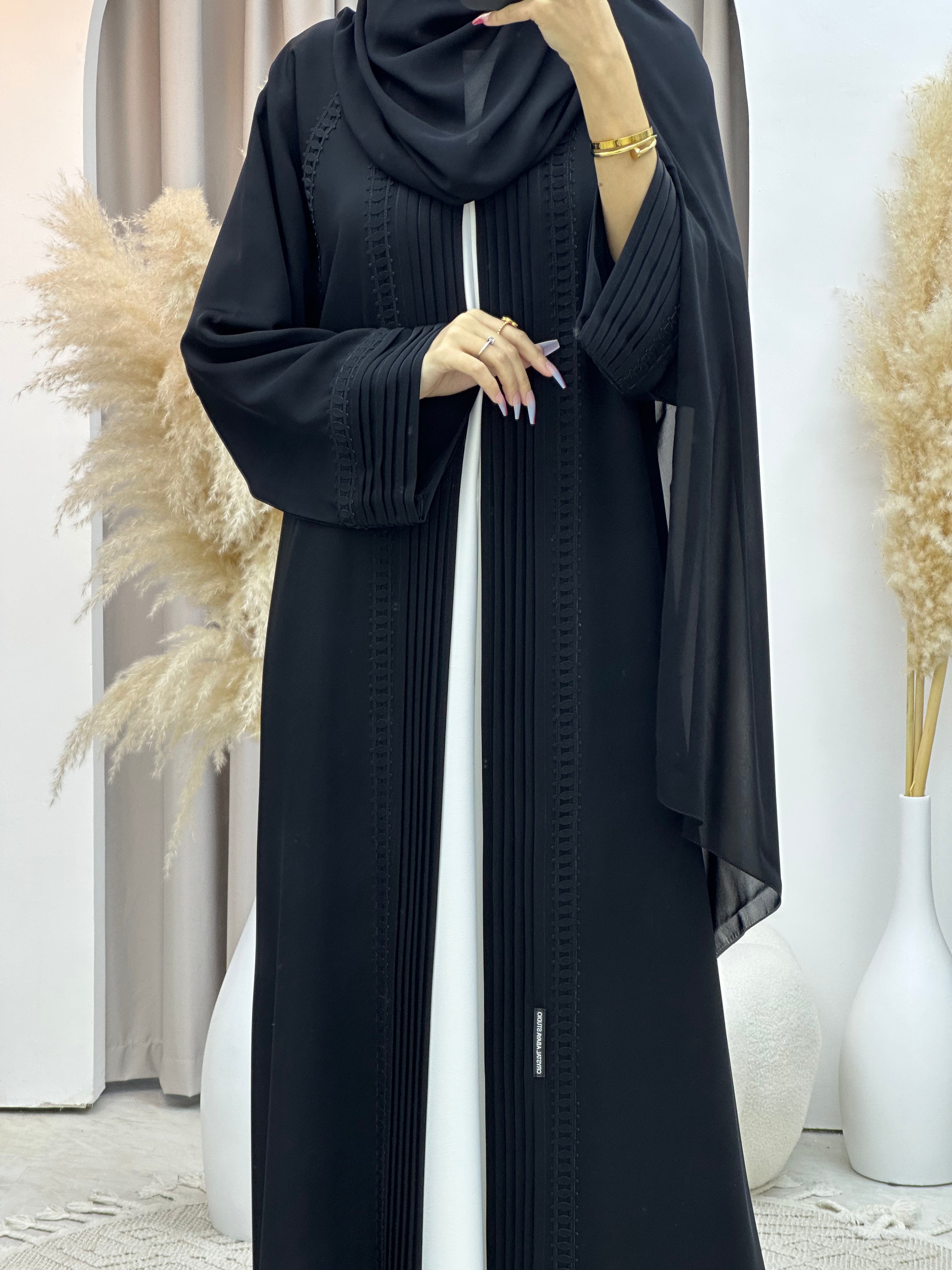 C Ramadan Black Eid Abaya 76