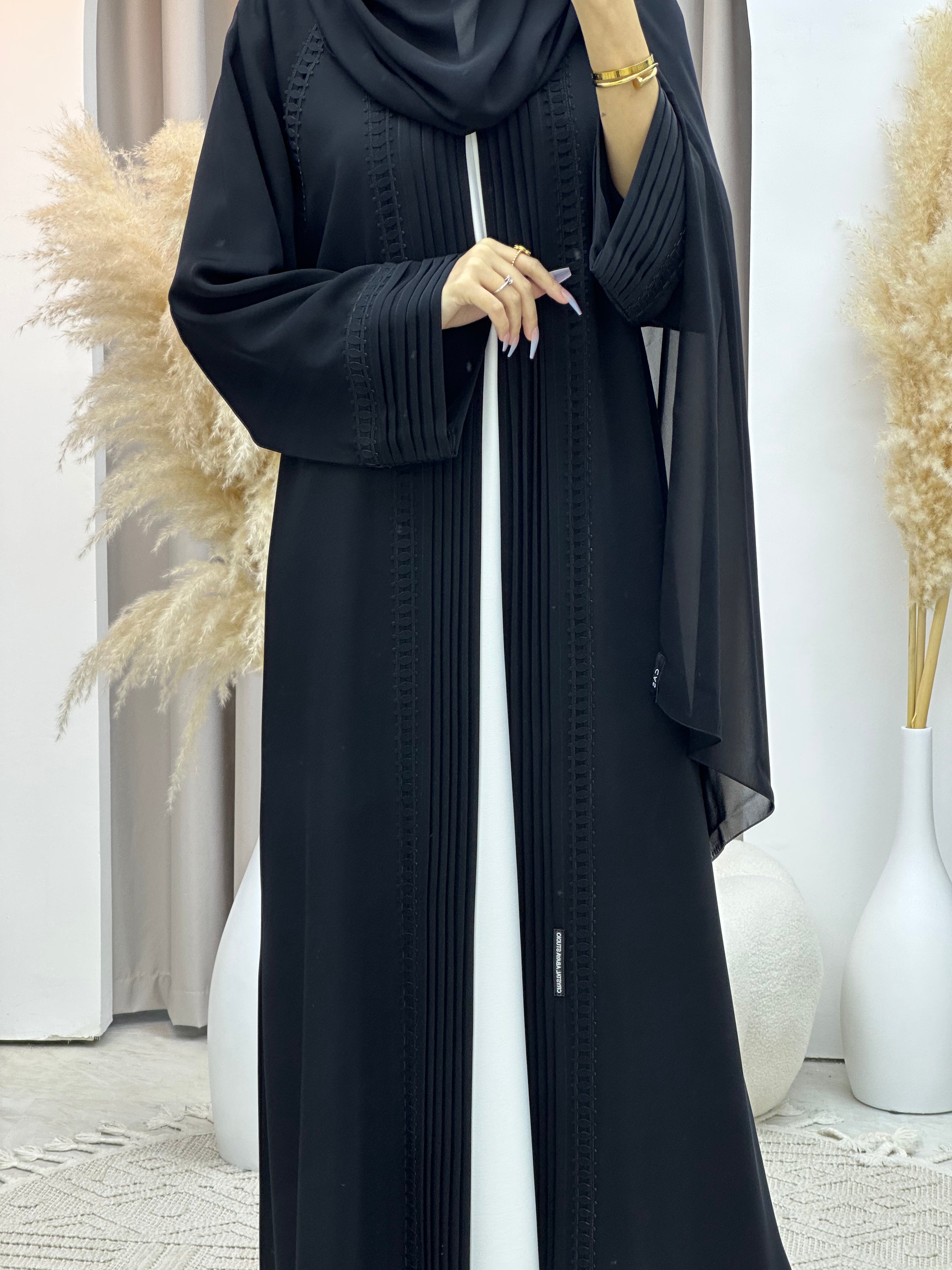 C Ramadan Black Eid Abaya 76