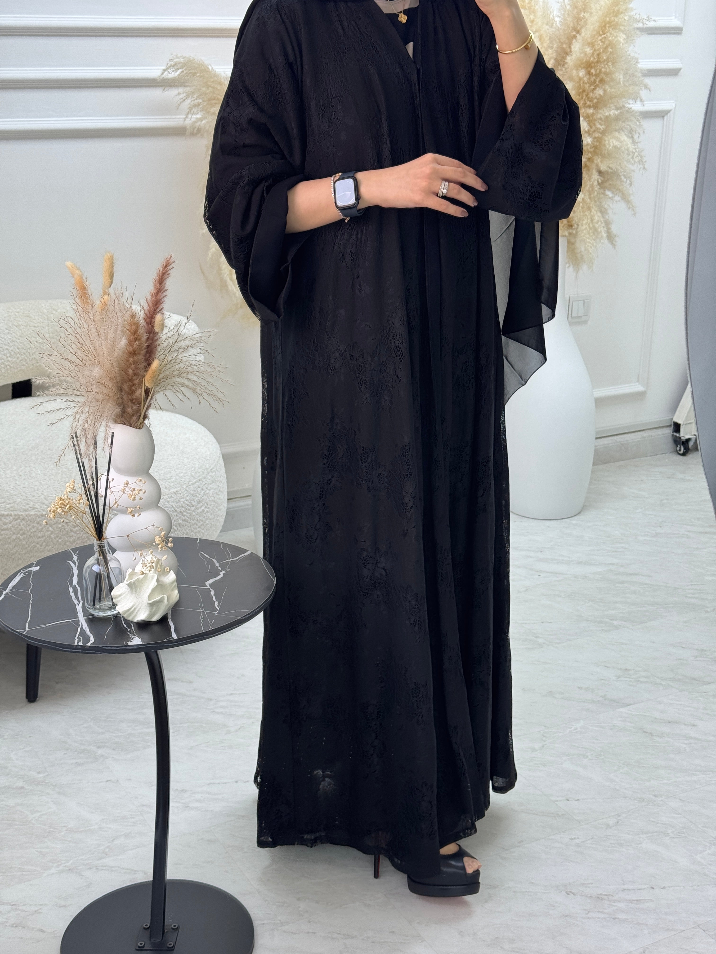 C 1071 Black Abaya