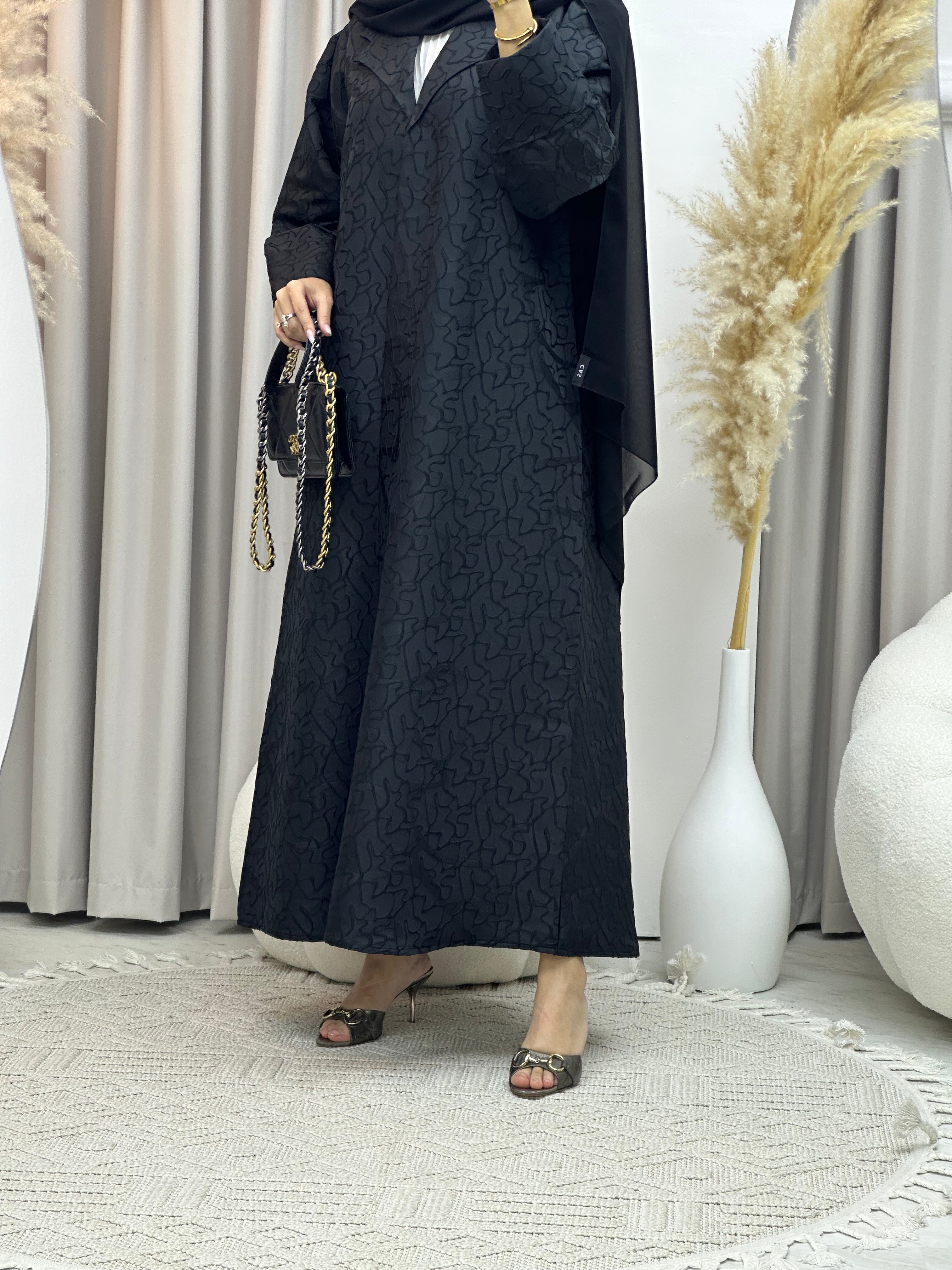 C Ramadan Black Eid Abaya 84