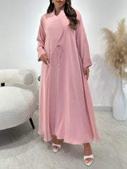 C 1447 Pastel Pink Abaya