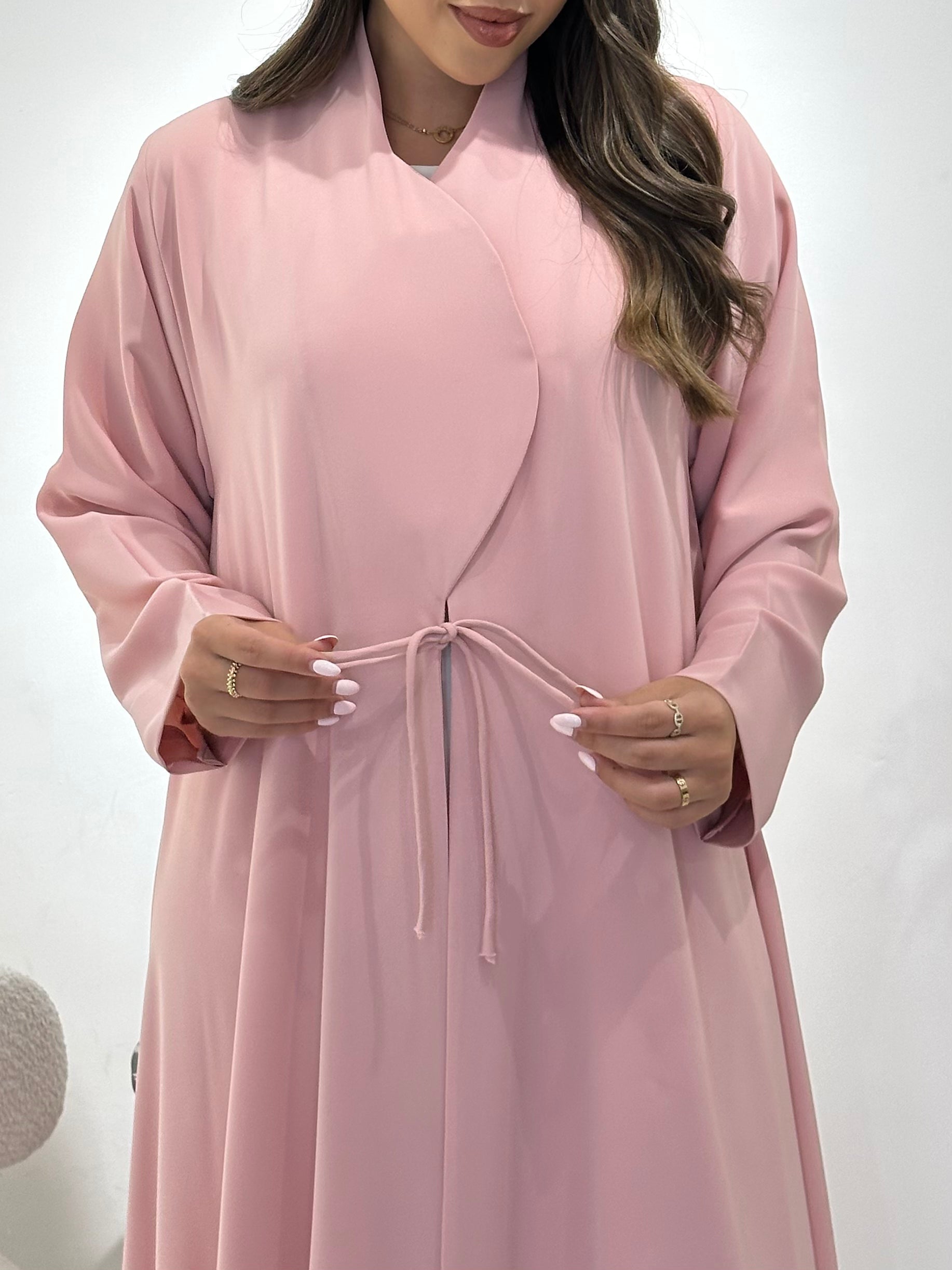 C 1447 Pastel Pink Abaya