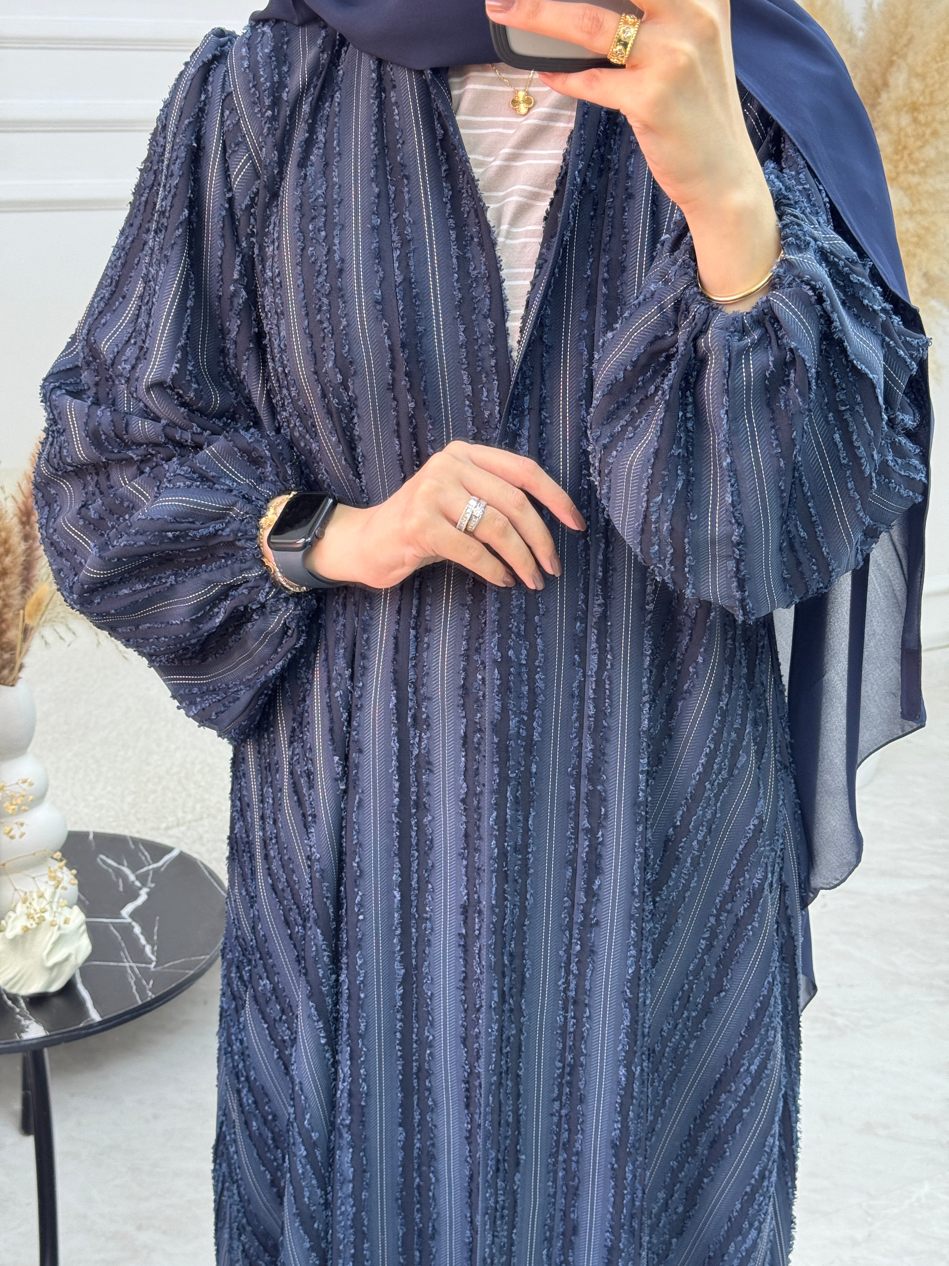 C 1091-04 Blue Abaya