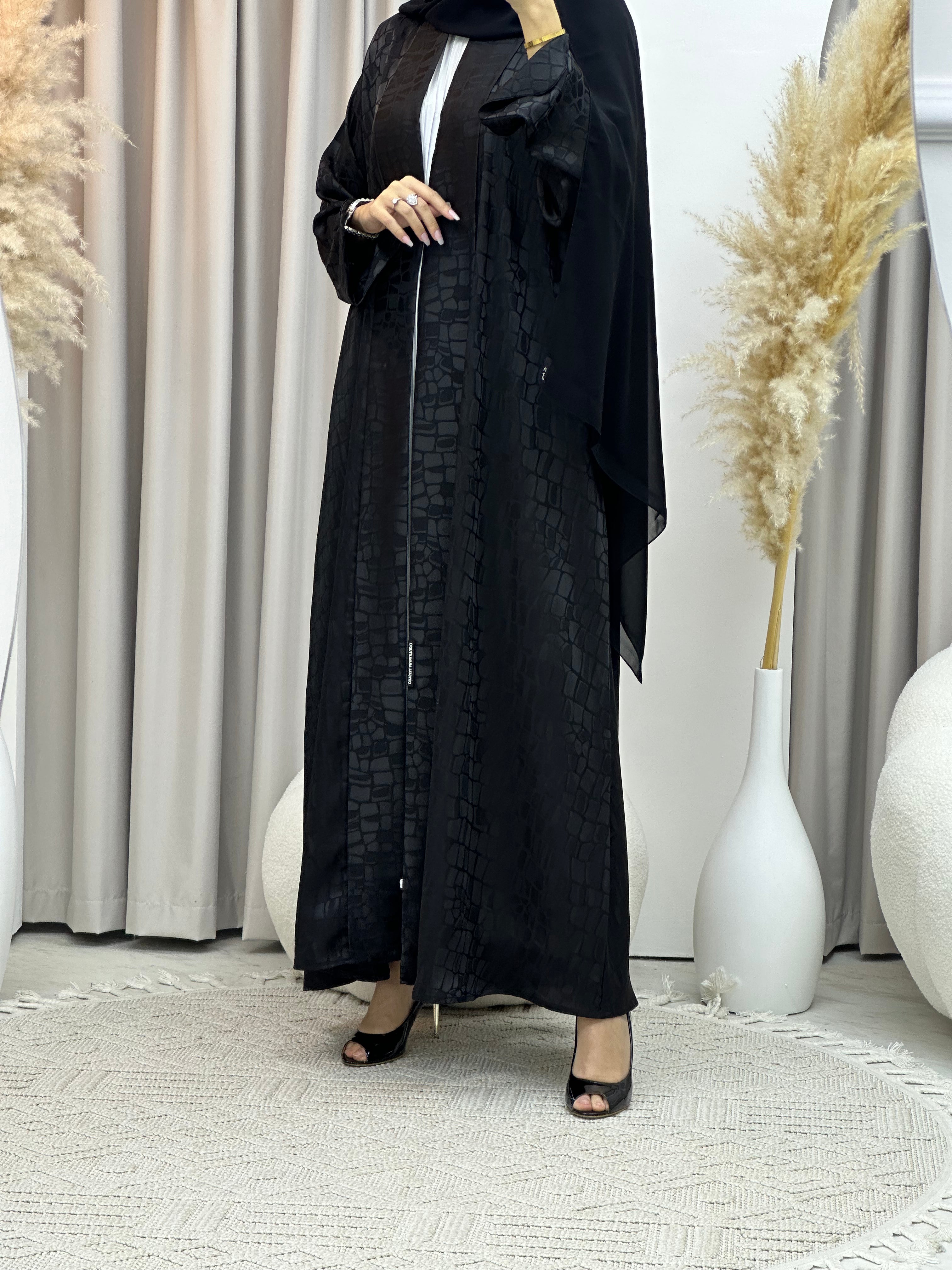 C Ramadan Black Eid Abaya 89