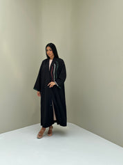 C 0467 Black Emirati National Day Abaya-4