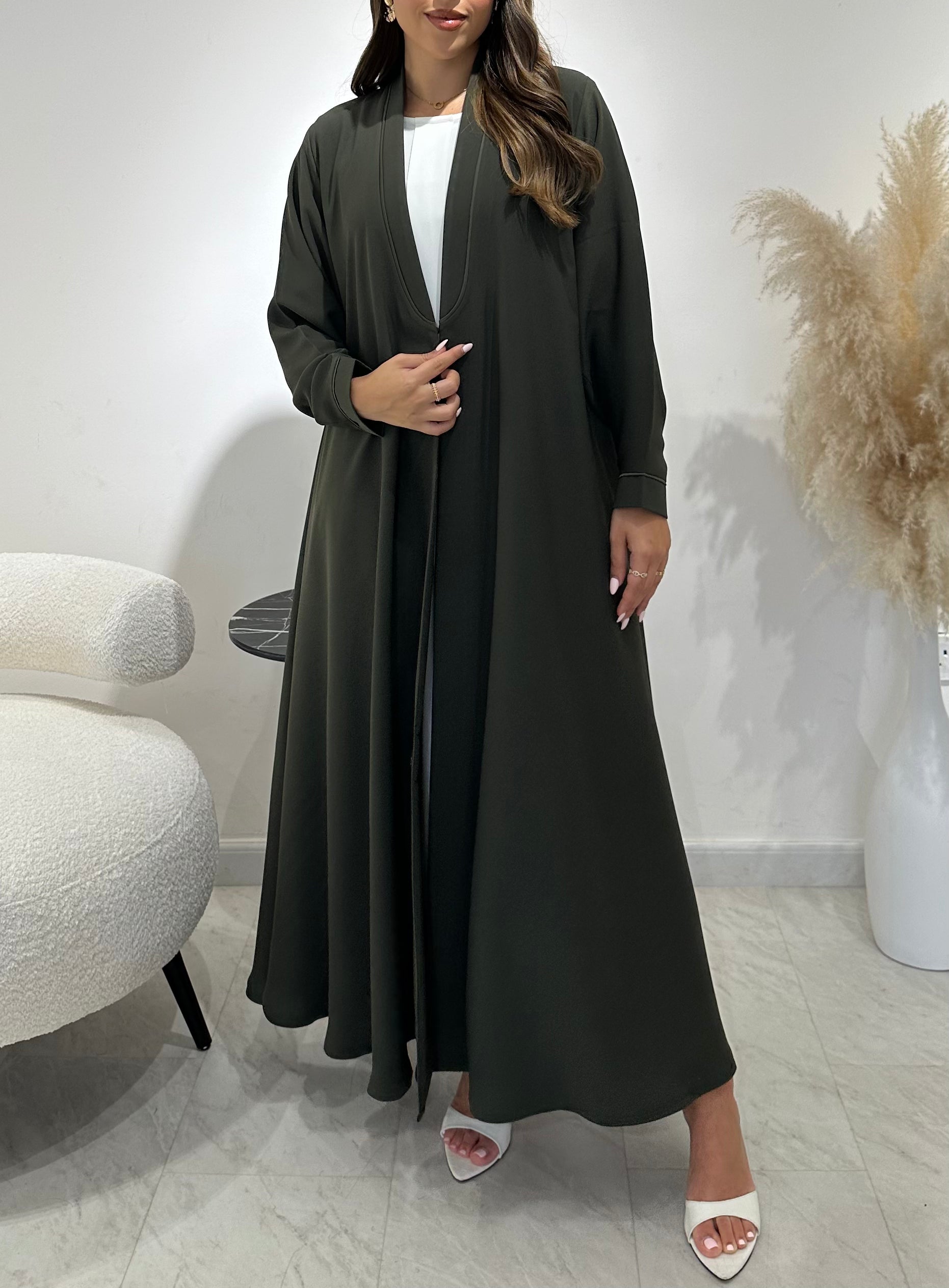 C 1440 Hunter Green Abaya