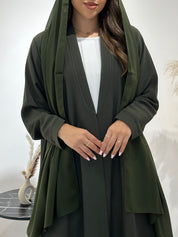 C 1440 Hunter Green Abaya