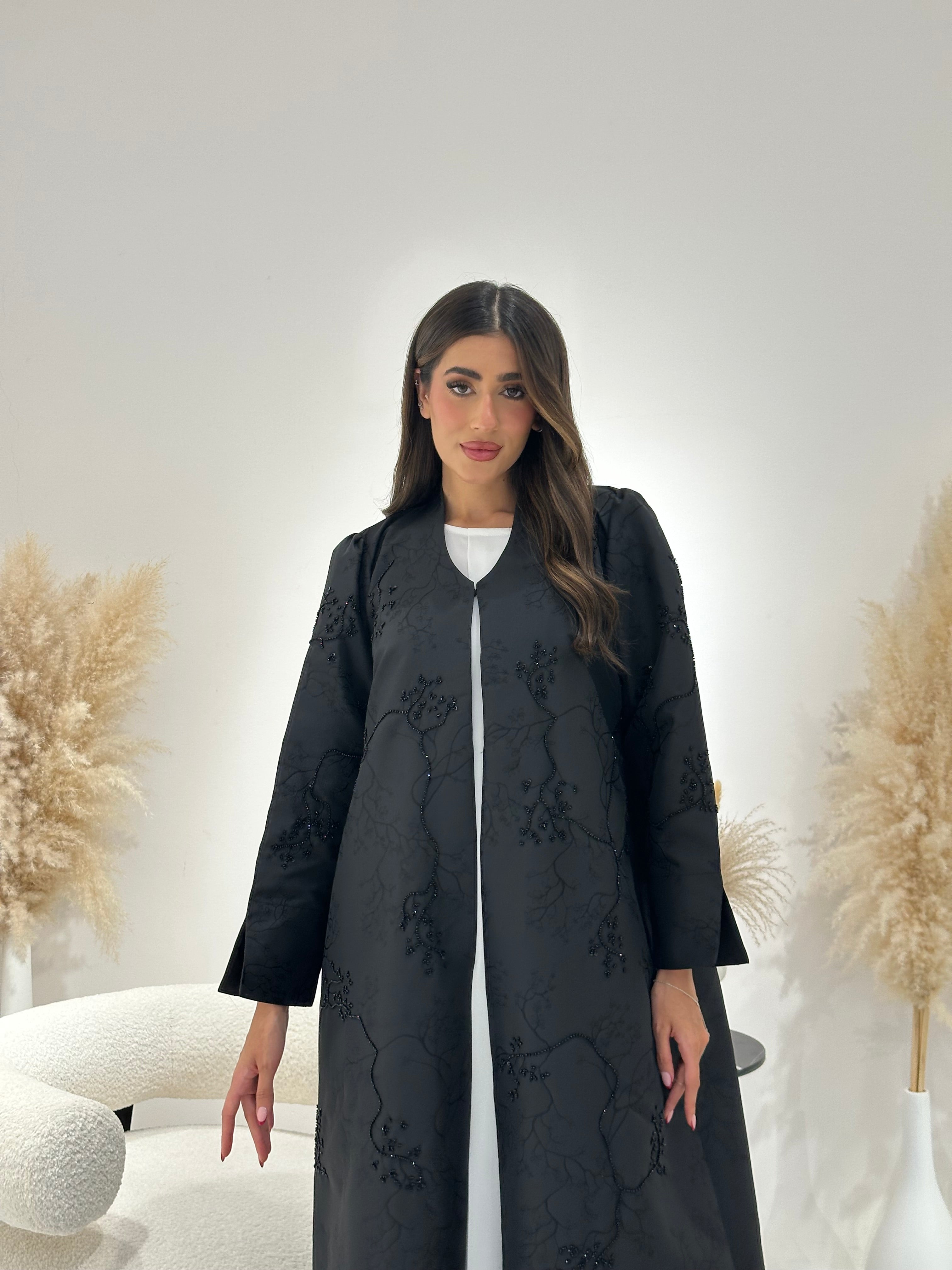C 1267 Black Abaya