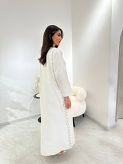 عباية بيضاء عاجي C 1026