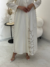 عباية بيضاء عاجي C 1026