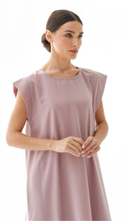 C 005-02 Premium Light Rose Under Abaya Dress