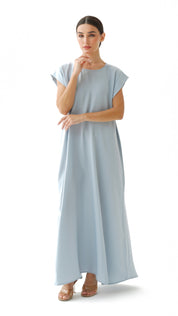 C 005-08 Premium Sky Blue Under Abaya Dress