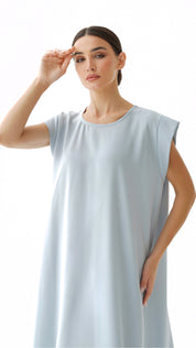 C 005-08 Premium Sky Blue Under Abaya Dress