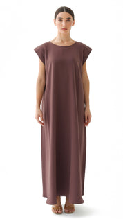 C 005-09 Premium Cocoa Under Abaya Dress