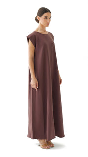 C 005-09 Premium Cocoa Under Abaya Dress