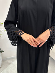 C 1008 Black Abaya