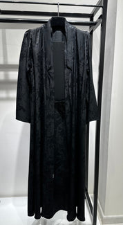C 1449-02 Black Printed Abaya