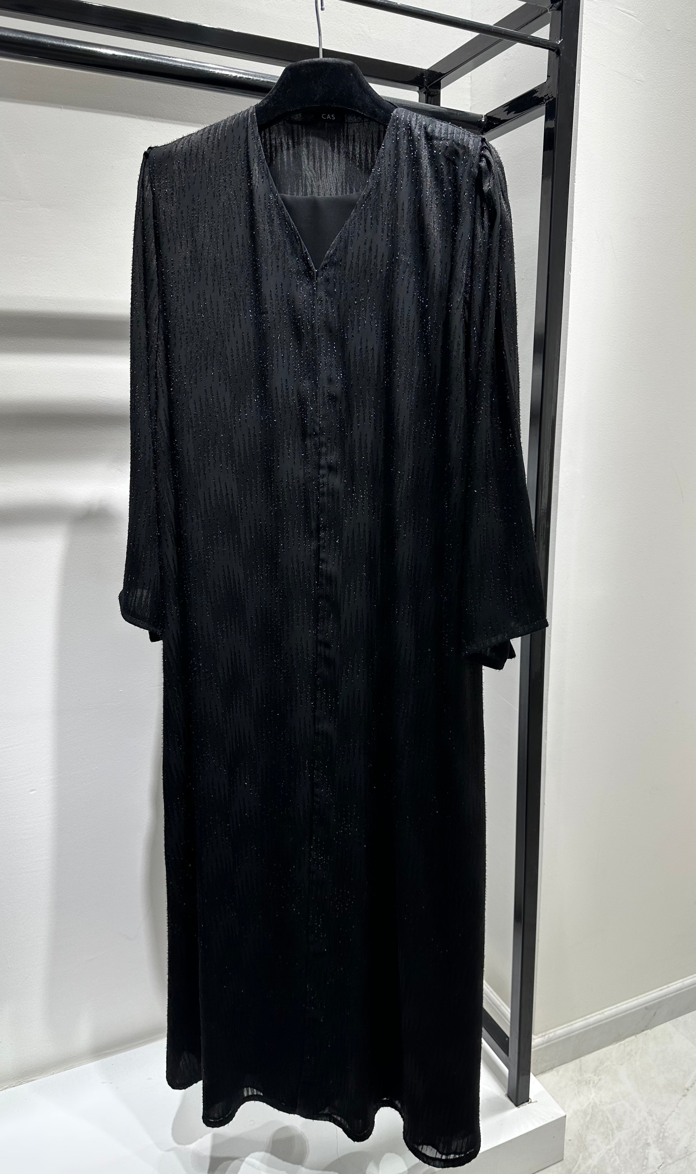C 1443-02 Black Abaya