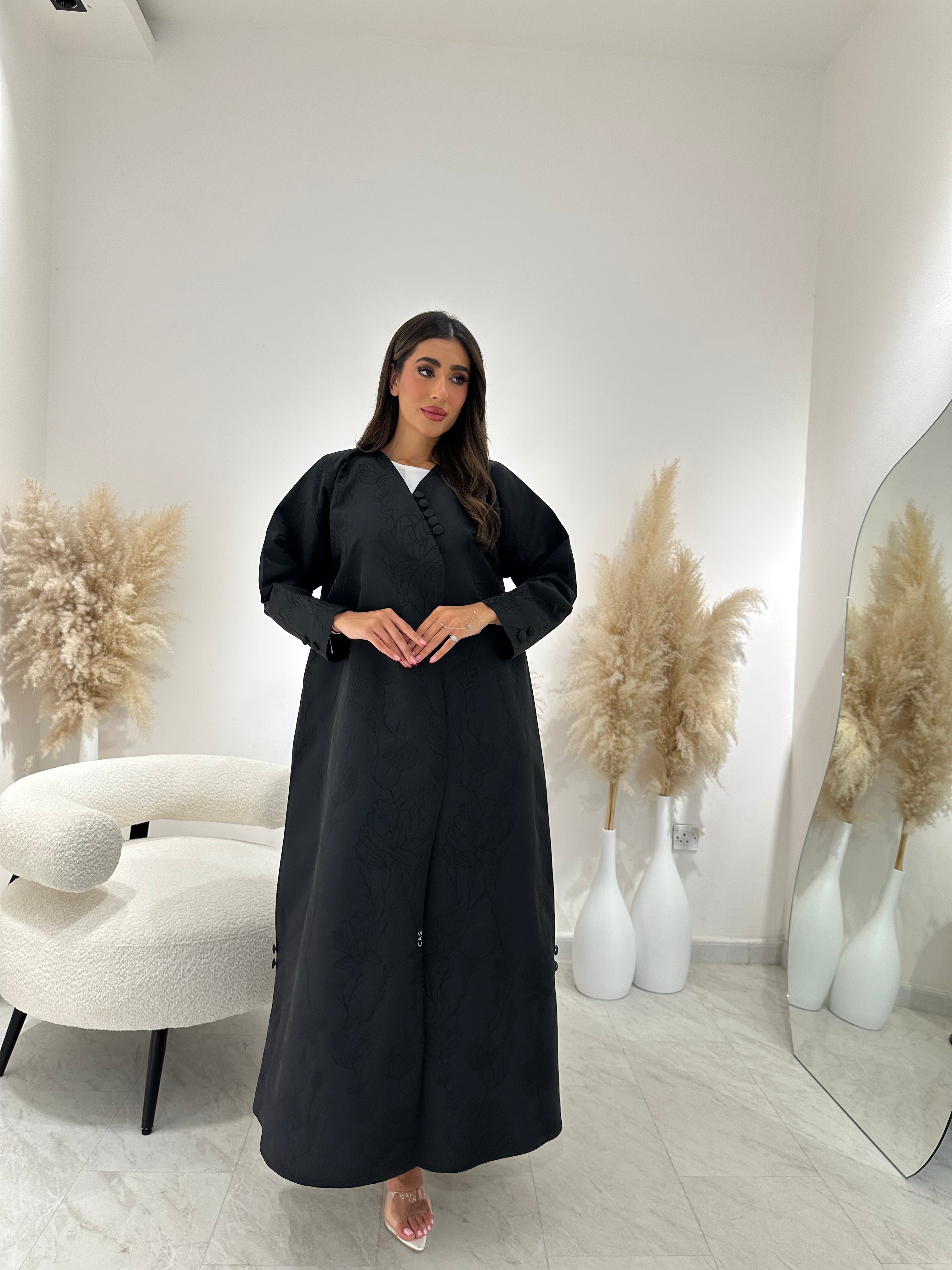 C 1276 Black Abaya
