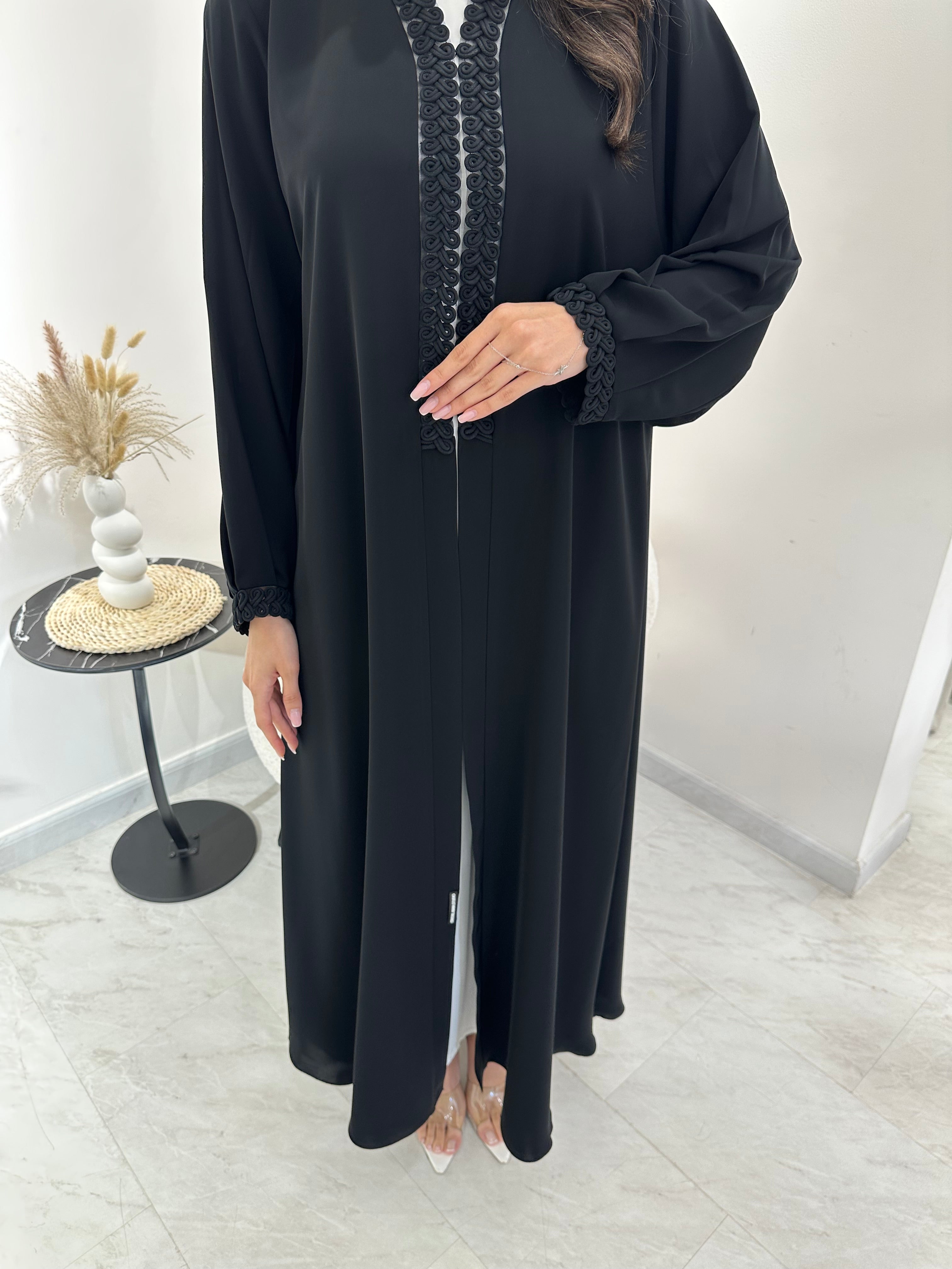 C 1014 Black Abaya