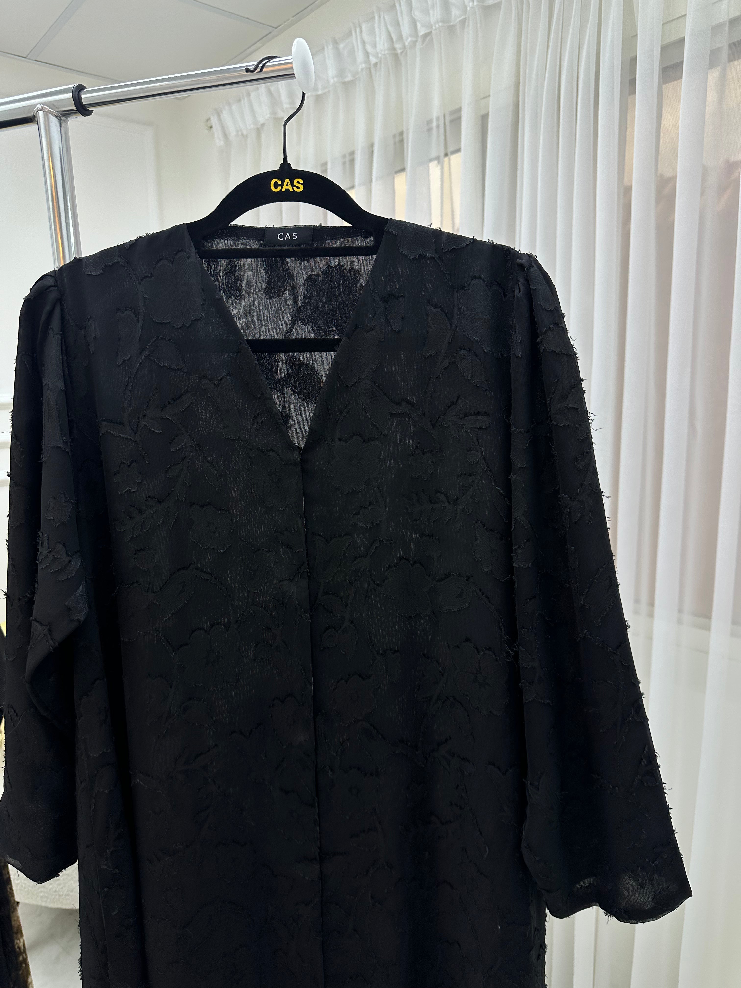 C 0337 Black Abaya