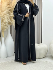 C 04532 Black Classic Lace Abaya