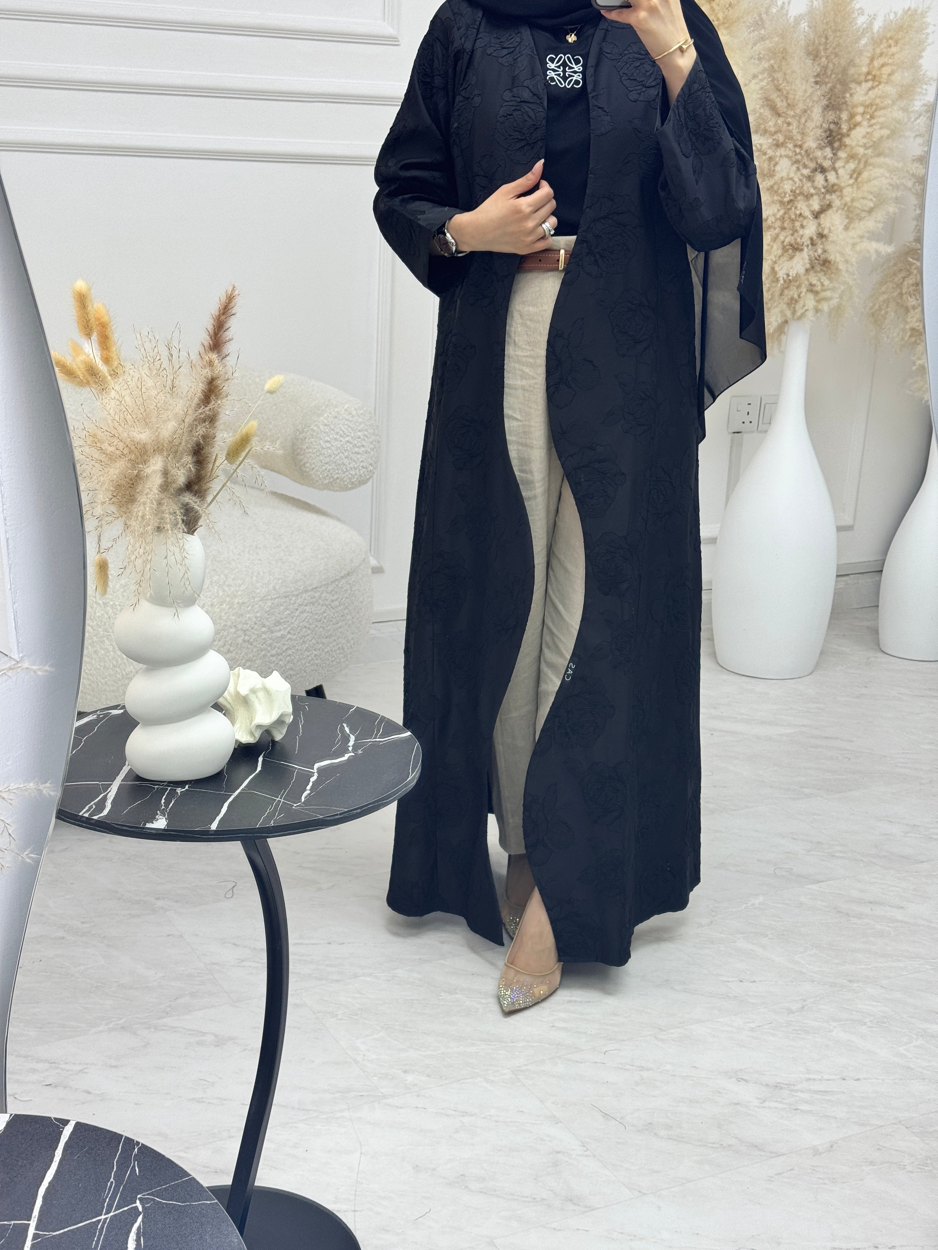 C 1212 Black Abaya