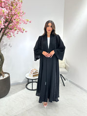 C 1043 Black Lace Abaya