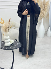C 1213 Black Coat Abaya