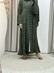C Green Shimmer Premium Abaya