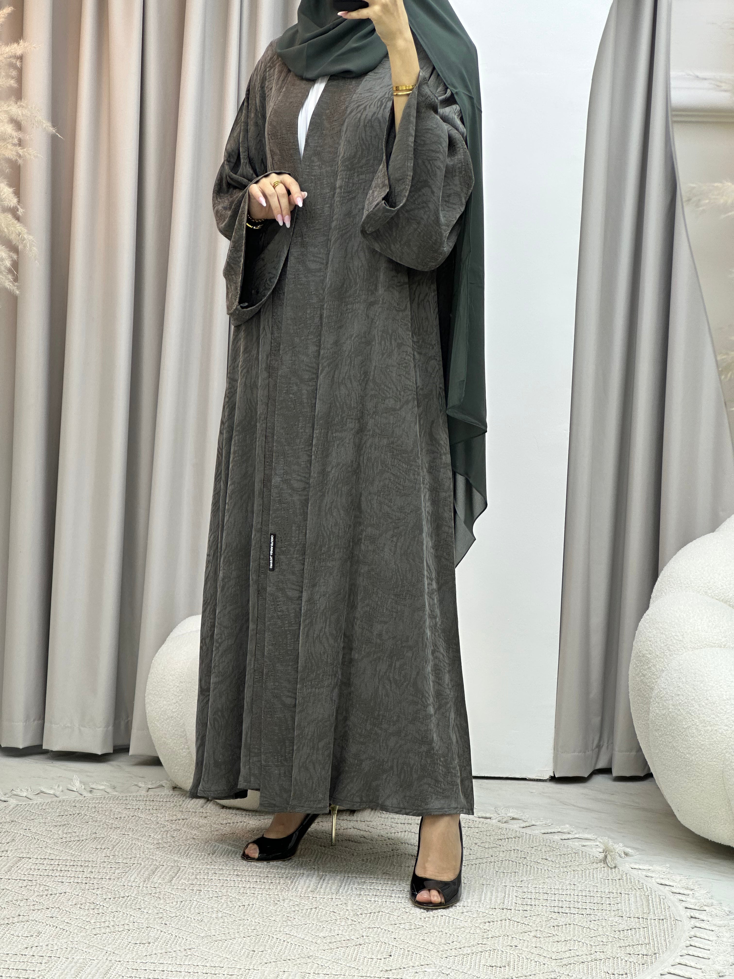 C Green Matte Premium Abaya