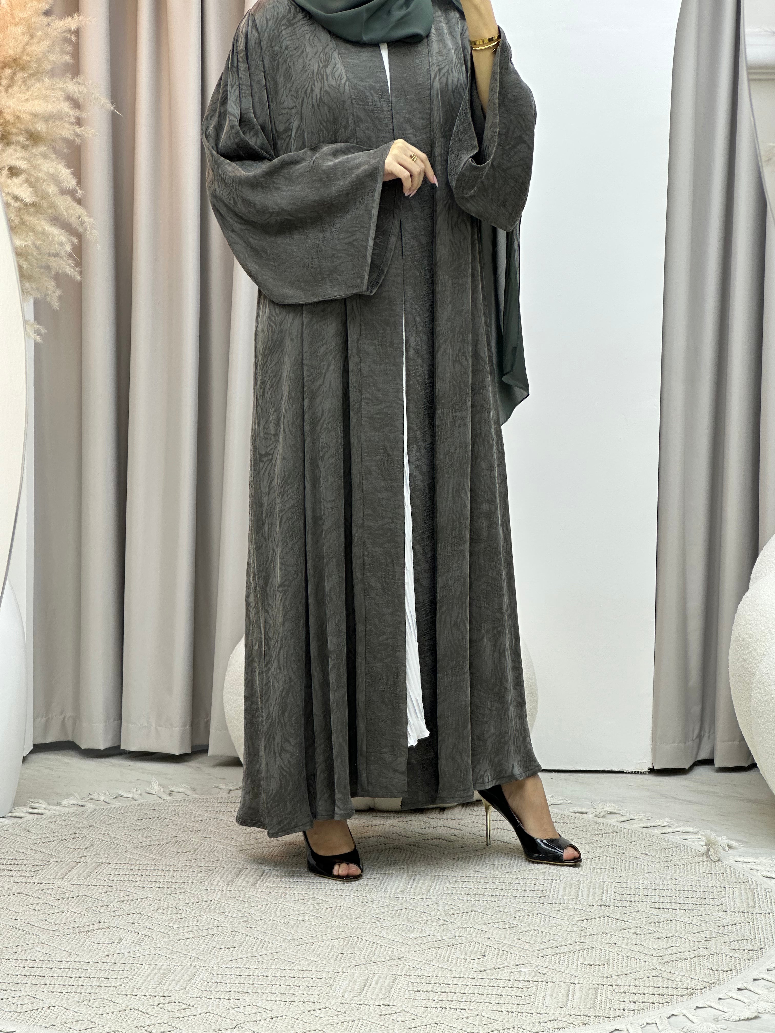 C Green Matte Premium Abaya