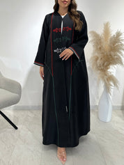 C 1513 Emirati Embroidered Abaya – UAE National Day Edition