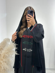 C 1513 Emirati Embroidered Abaya – UAE National Day Edition