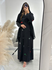 C 1511 Emirati Embroidered Abaya - UAE National Day Special