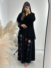 C 1512 Emirati Embroidered Abaya – UAE National Day Exclusive Design