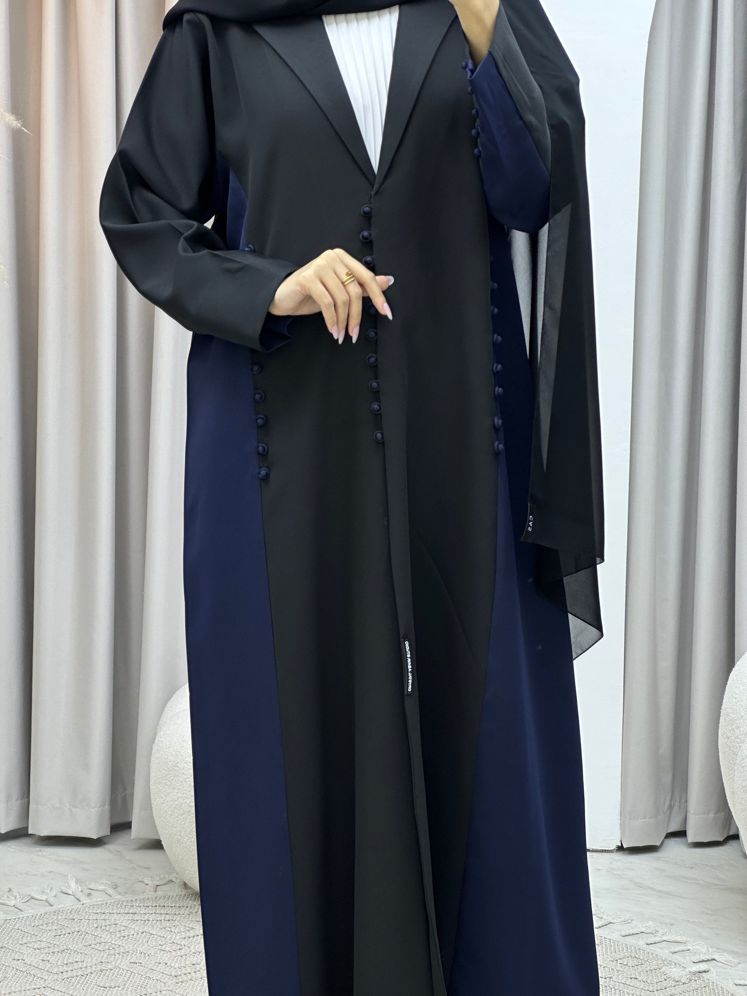 عباية رمضان سوداء للعيد 90