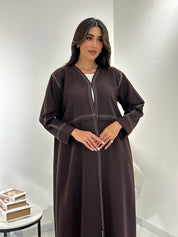 C 1053 Brown Abaya